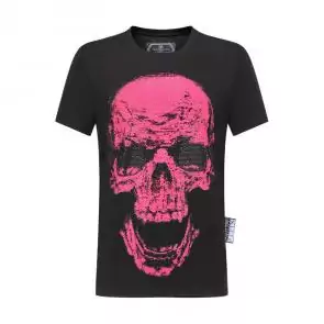philipp plein t-shirt for hommes casual style larg tete de mort